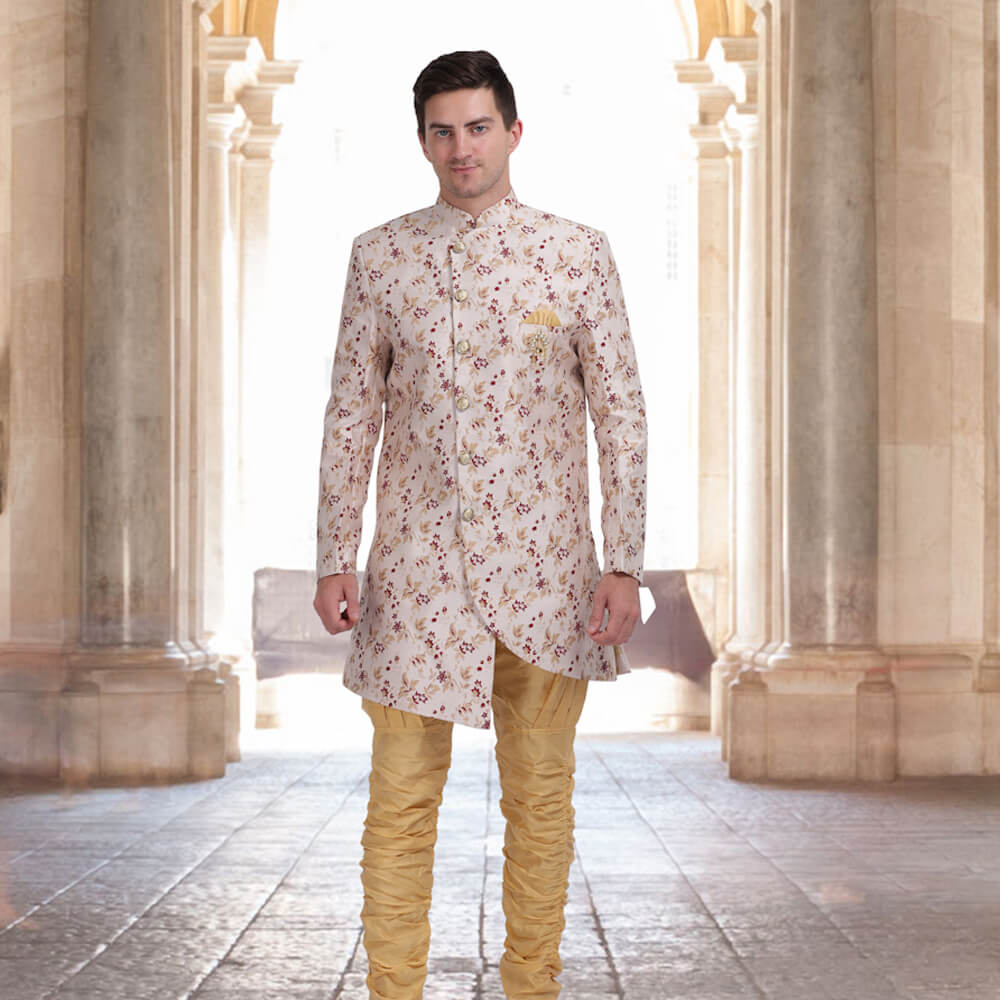 Indo western sherwani outlet kurta