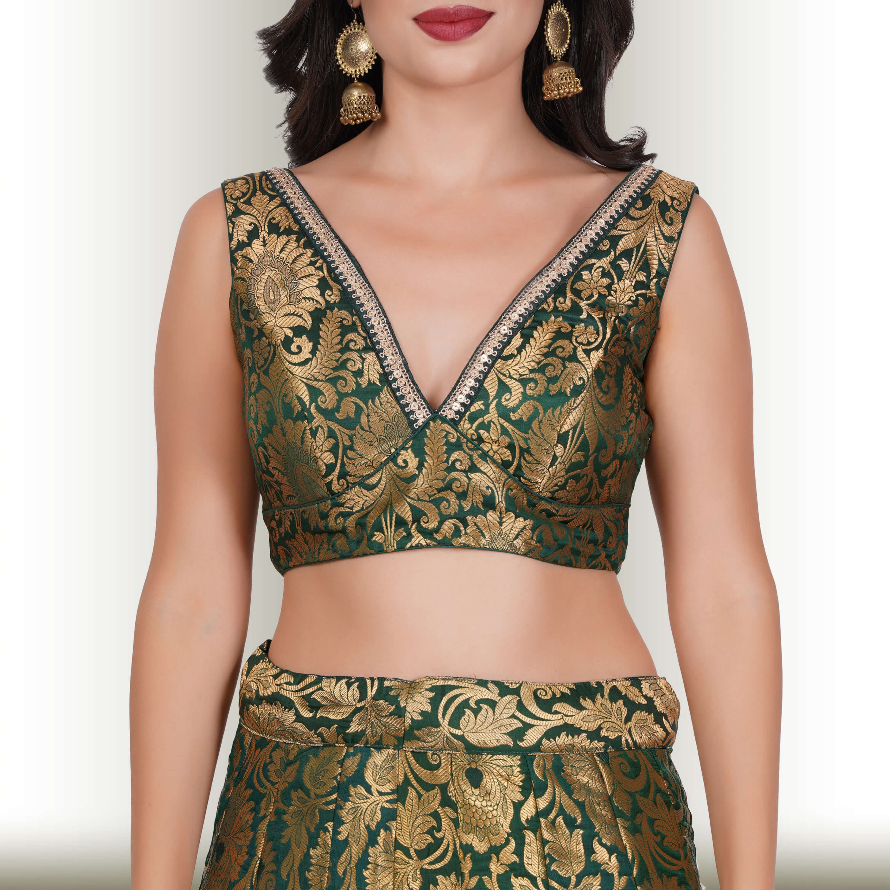 Buy Black Brocade Lehenga Choli for Women Lengha for Women Customised  Lehenga Bridal Wear Free Shipping Online in India - Etsy