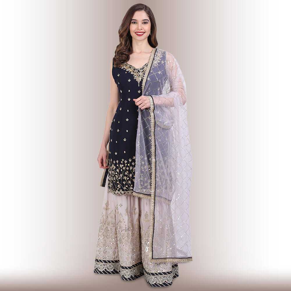 Buy Punjabi Sharara Suits Online, Indian Dresses in USA