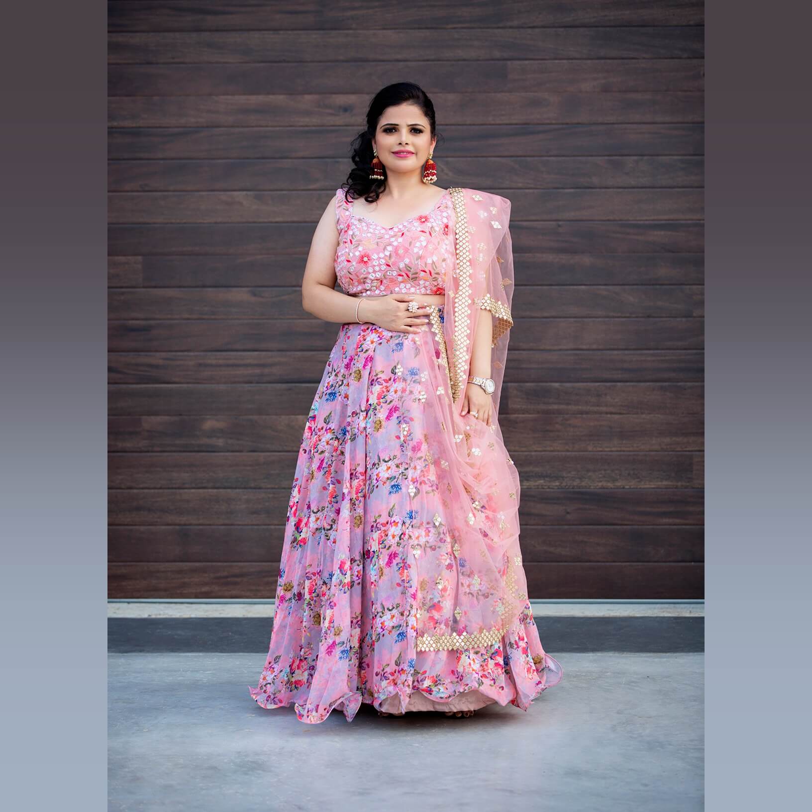 Georgette Designer Fancy Bridal Lehenga Choli, Waist Size: 28-34 at Rs 1600  in Surat