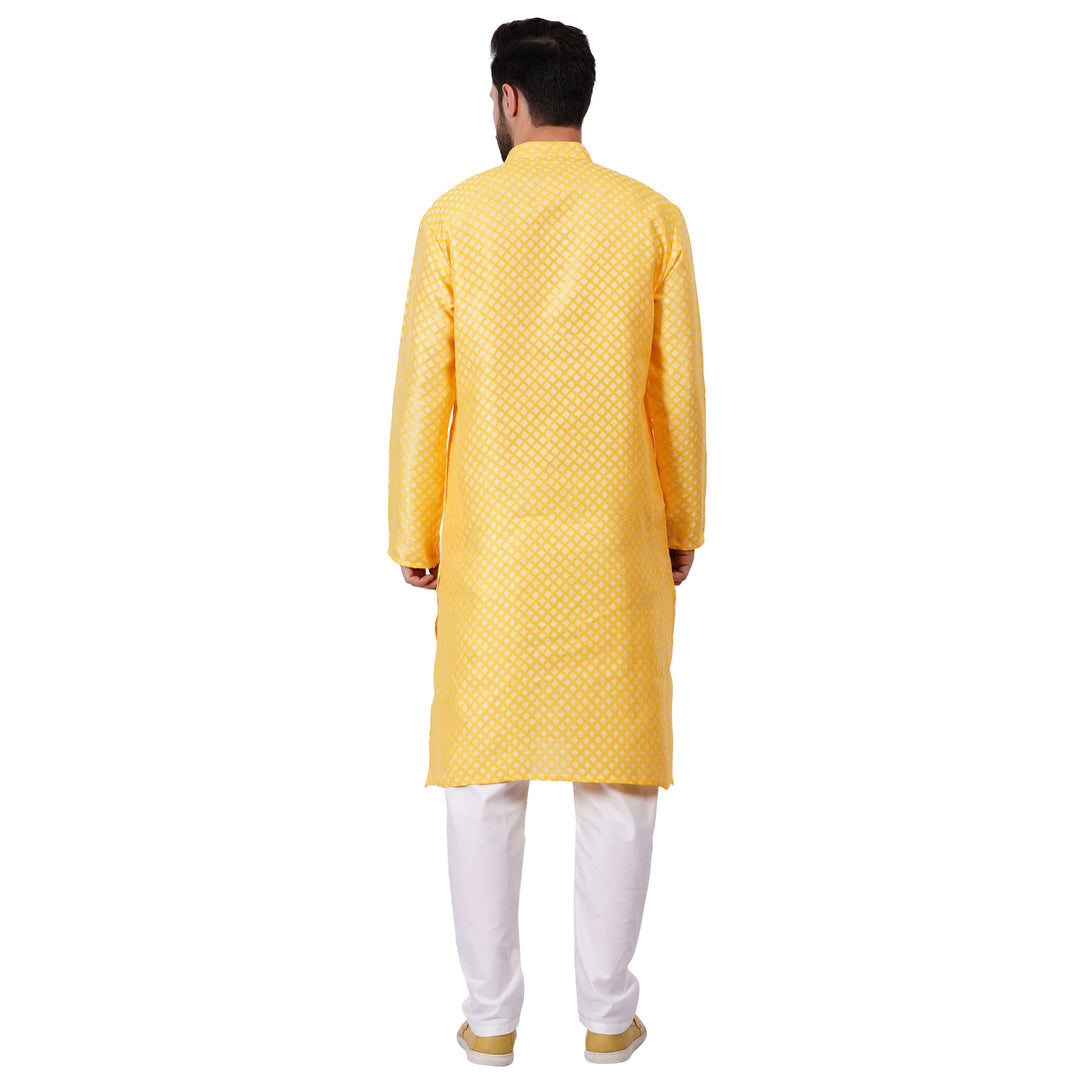 Mens yellow Kurta