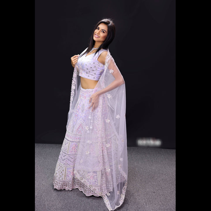 Mauve Lehenga for special occasions