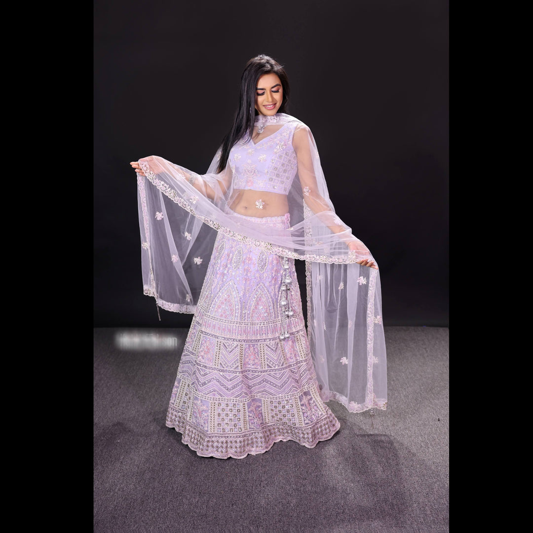 Mauve Lehenga for special occasions