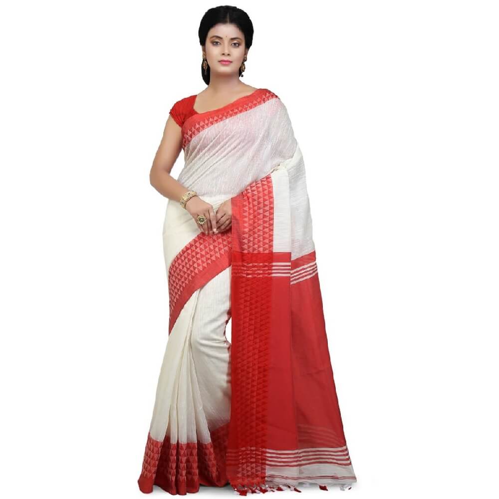 Cotton Silk Saree With Designer Blouse 2024 | gangaputra.net